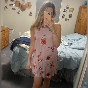 💕forever 21 floral halter top dress